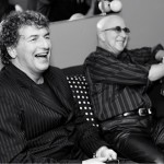 Mick Dalla-Vee and Paul Shaffer Backstage at Roseland Ballroom, NYC